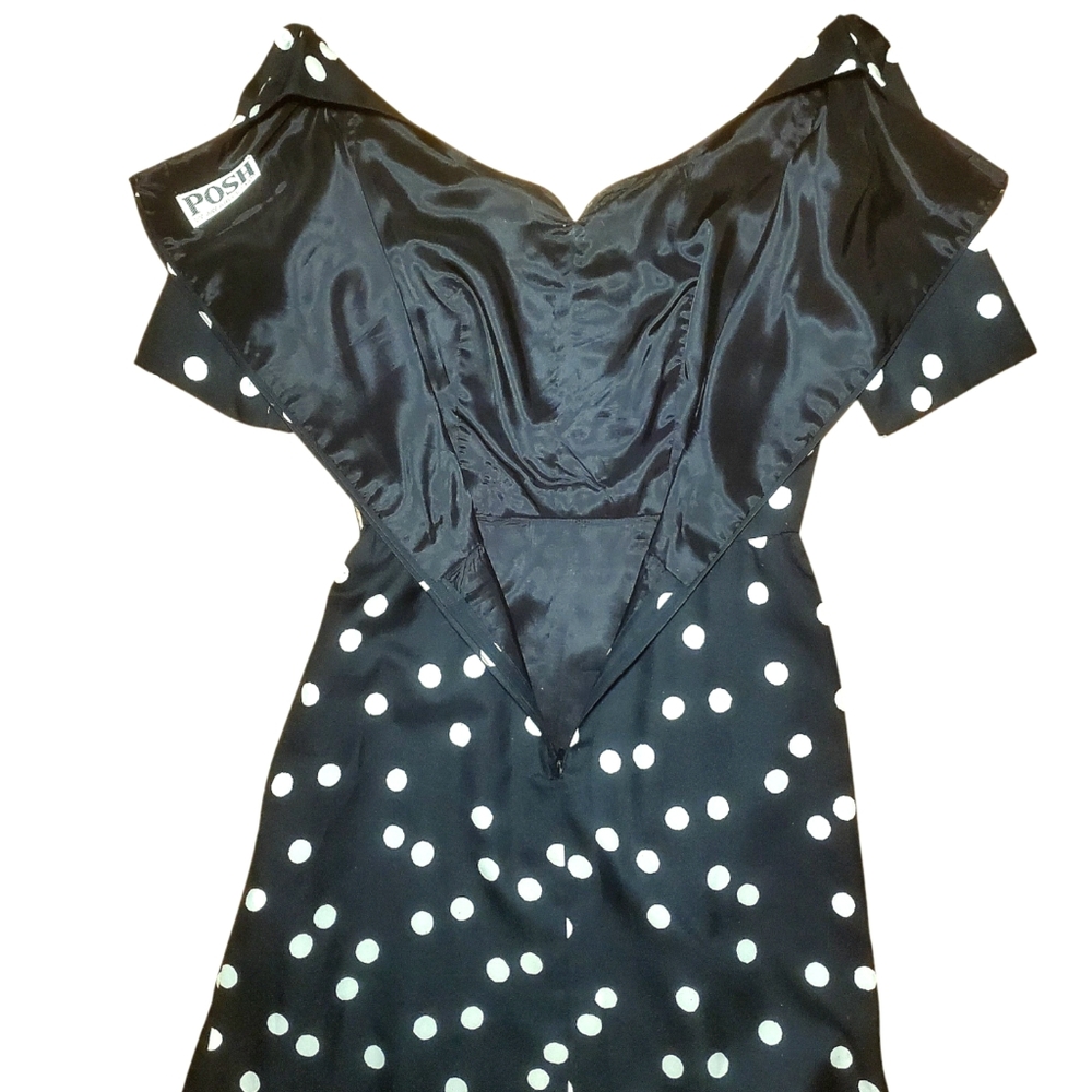 VINTAGE polka dot dress - Picture 8 of 12